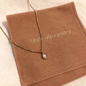 Leah Alexandra Sofia Slice Moonstone Necklace